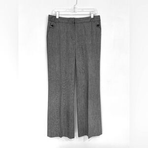 Classiques Entier Women’s Black White Mini Check Dress Pants Trousers 10 (#5)